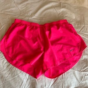Nike Womens Bright Pink Dry-Fit Running Shorts SIZE L